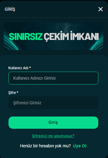 🔑 Hesabınıza Giriş Yapın