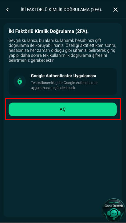 ⚙️ Adım 4 :